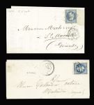 2 lettres : n°29 annulé par "BM" dans un ovale + T