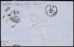 N°30, 2 pièces, OBL ancre + CAD octogonal "Constan