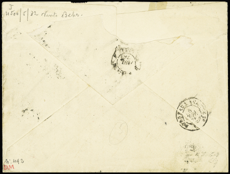 N°38 + 57 en paire OBL octogonale "Buenos Ayres PA