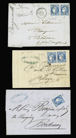 5 lettres AFF n°46 dont 2 paires. TB