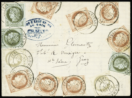 N°50, 3 pièces + n°51, 7 pièces (1 ex replié) + n°