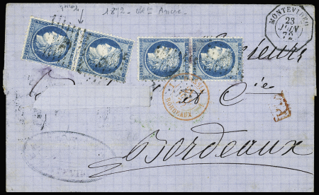 N°60, 2 paires verticales OBL ancre + CAD octogona