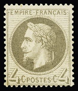 N°27Ba 4c gris foncé, neuf quasi ** (peut-être une