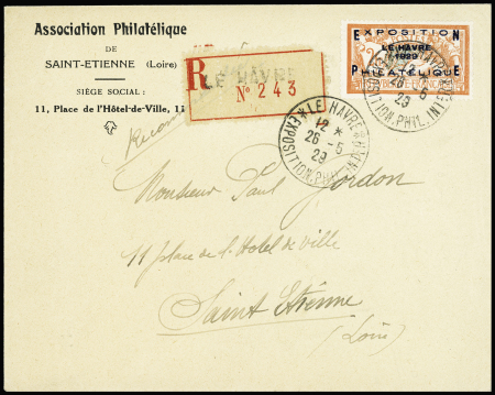 N°257A Exposition philatélique du Havre obl. càd de