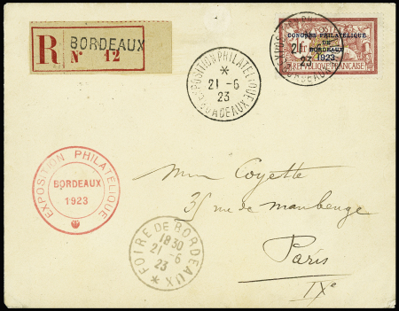 N°182 Congrès Philatélique Bordeaux obl. càd de l'exposition