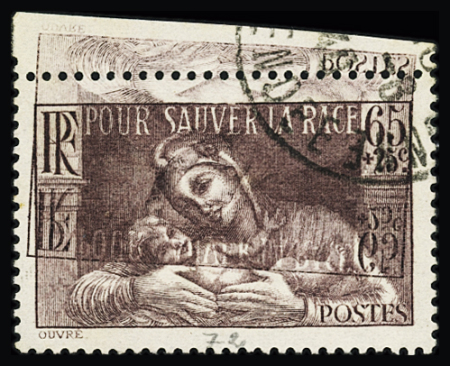 N°356 Pour sauver la race, variété double impression