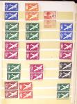 1849-1940, Small all world assembly in stockbook, noted