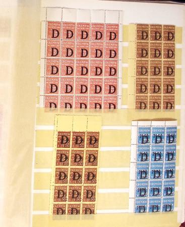 1849-1940, Small all world assembly in stockbook, noted