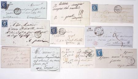 Sympathique groupe de 38 lots invendus du MORBIHAN