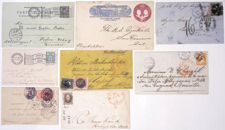 1865-1969, Lot of 29 covers and cards from all periods,
