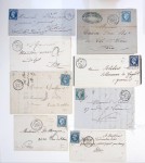 Arcueil : 25 lettres dont 4 doubles cursives "60 Arcueil