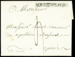 Boissy-St-Léger : lettre avec MP "Boissy St Léger" (L1, ind 19, SD). TB