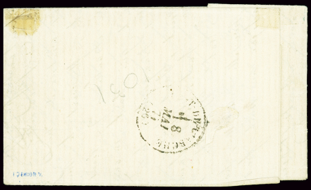 N°29 OBL GC 1019 (bleu) + T16 "Choisy-le-Roi (60)" (bleu) (5 mai 71 - période de la Commune de Paris). TB