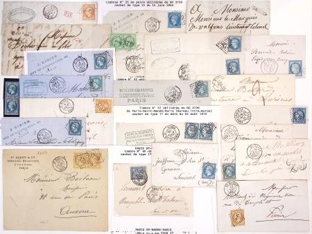 35 plis de Saint-Mandé dont n°16 OBL PC 3180 bis +