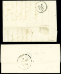 2 lettres avec cursives "60 Vitry-s-Seine Choisy", ind 13 (1827 et 1835). TB