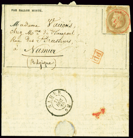 LE FRANKLIN N°30 OBL CAD rouge "Paris (SC)" (1 dec