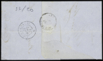 3 lettres de Wambrechies dont n°19 + 26, 2 pièces + 37 OBL GC 6077 + T24 Wambrechies (28 sept 71) sur lettre. TB
