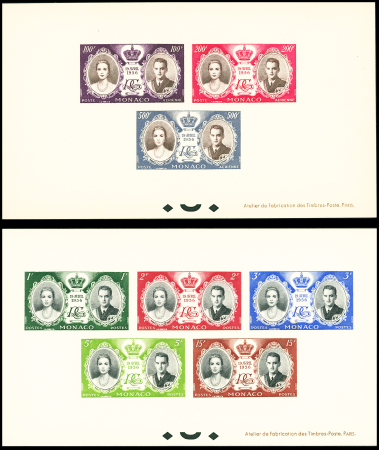 BLOC-FEUILLET N°5 et 6, non émis, en épreuves de luxe,