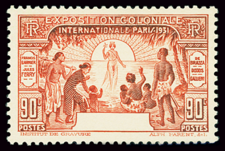 N°151a et 152a variété sans légende du pays, neuf **,