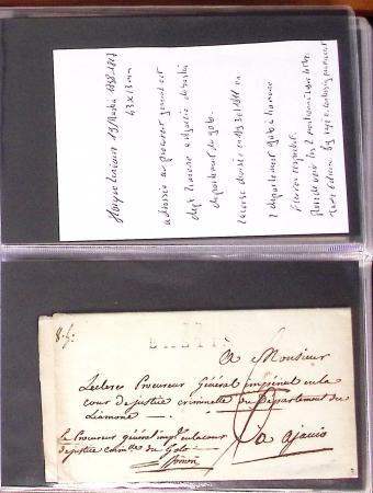 1747-1878, Deux boîtes à chaussures remplies de bleus