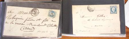 1747-1878, Deux boîtes à chaussures remplies de bleus