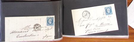 1747-1878, Deux boîtes à chaussures remplies de bleus