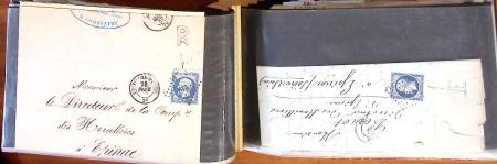 1747-1878, Deux boîtes à chaussures remplies de bleus