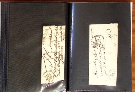 1747-1878, Deux boîtes à chaussures remplies de bleus