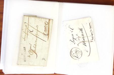 1747-1878, Deux boîtes à chaussures remplies de bleus