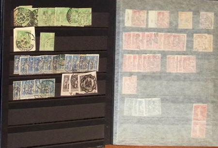 1849-1907, Collection sympathique en 3 classeurs de