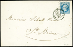 Cachet cercle de points ET "** Paris ** 24 fevr 62"