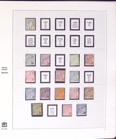 1891-2000, Trois collections, une de MONACO en 5 albums