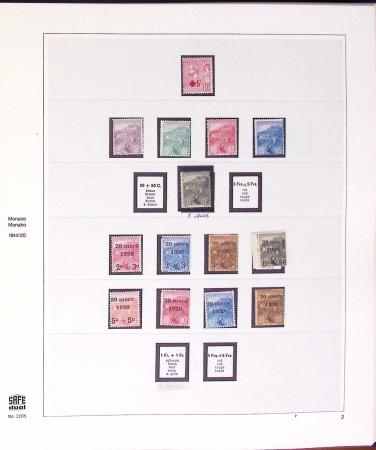 1891-2000, Trois collections, une de MONACO en 5 albums