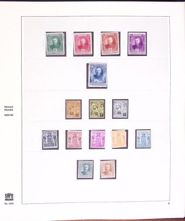 1891-2000, Trois collections, une de MONACO en 5 albums