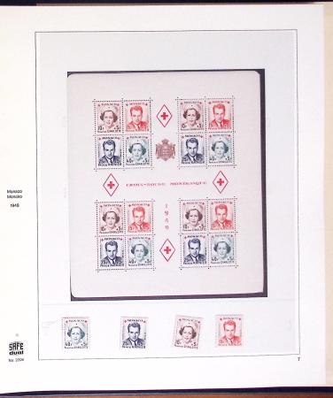 1891-2000, Trois collections, une de MONACO en 5 albums