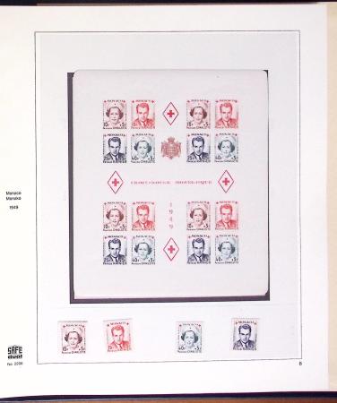 1891-2000, Trois collections, une de MONACO en 5 albums