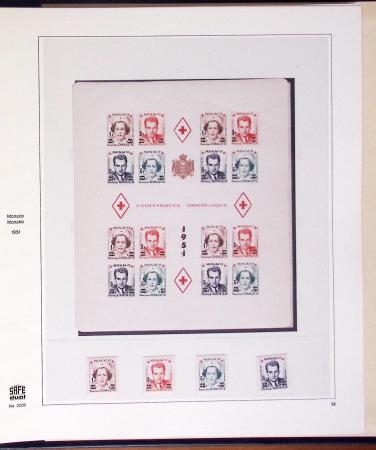 1891-2000, Trois collections, une de MONACO en 5 albums