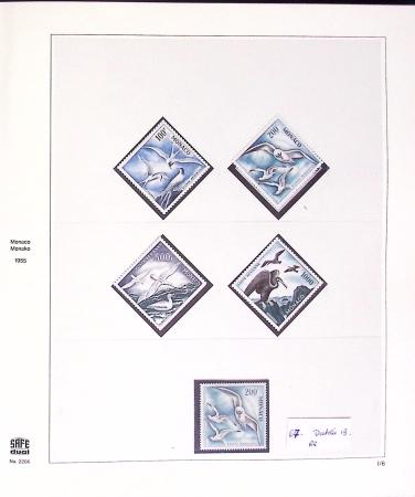 1891-2000, Trois collections, une de MONACO en 5 albums
