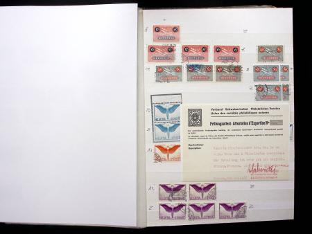 1919-88 Kl. Flugpostmarkenpartie mit einige bessere
