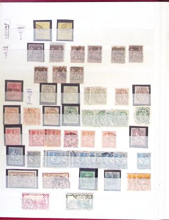 1859-1966, Collection en 2 classeurs des COLONIES,
