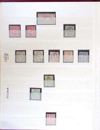 1859-1966, Collection en 2 classeurs des COLONIES,