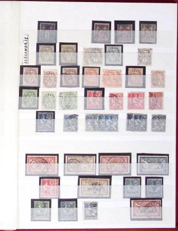 1859-1966, Collection en 2 classeurs des COLONIES,