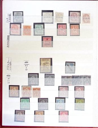 1859-1966, Collection en 2 classeurs des COLONIES,