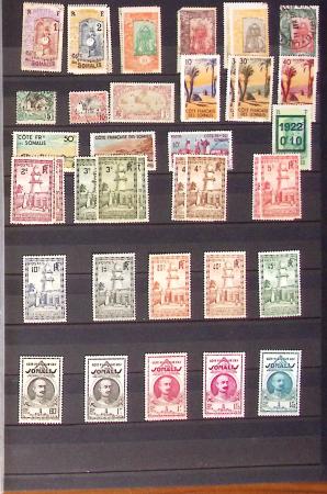 1859-1966, Collection en 2 classeurs des COLONIES,