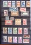 1859-1966, Collection en 2 classeurs des COLONIES,