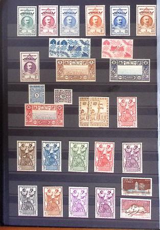 1859-1966, Collection en 2 classeurs des COLONIES,