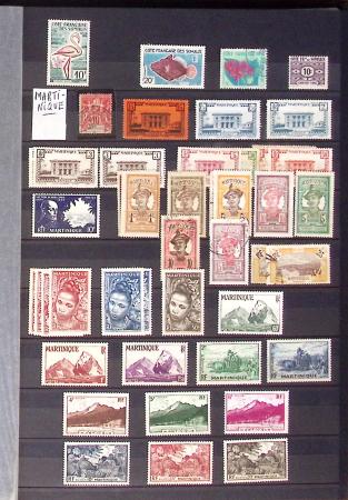 1859-1966, Collection en 2 classeurs des COLONIES,