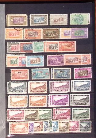 1859-1966, Collection en 2 classeurs des COLONIES,