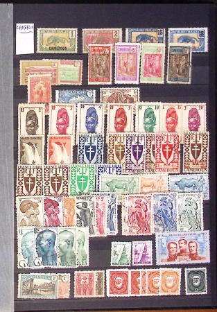 1859-1966, Collection en 2 classeurs des COLONIES,