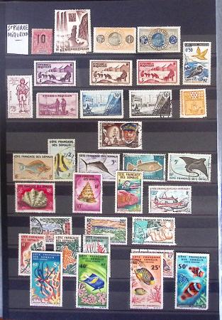 1859-1966, Collection en 2 classeurs des COLONIES,